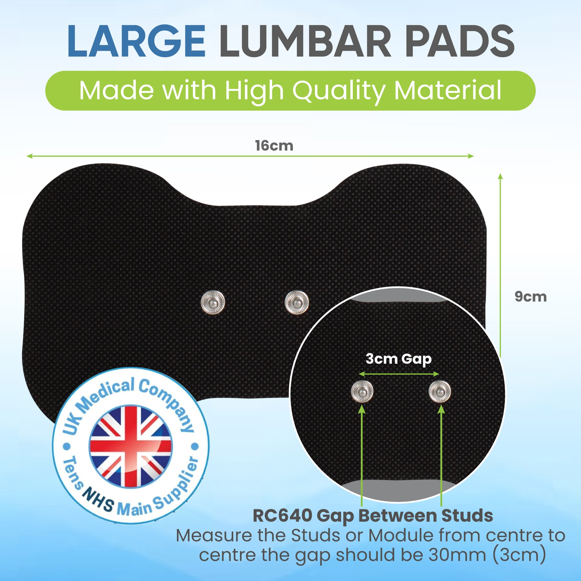 Butterfly Wireless TENS Electrodes