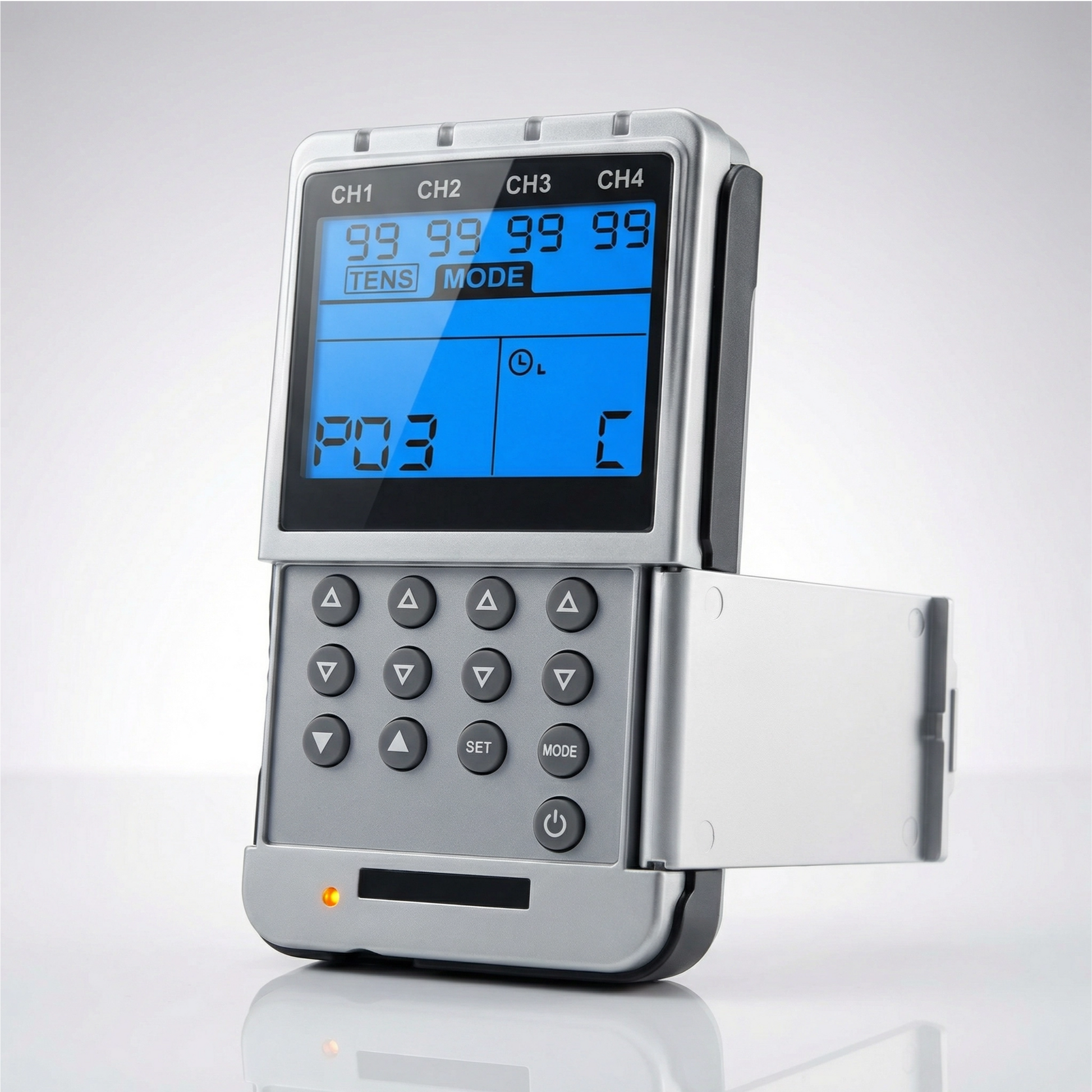 4 channel tens machine battery powdered