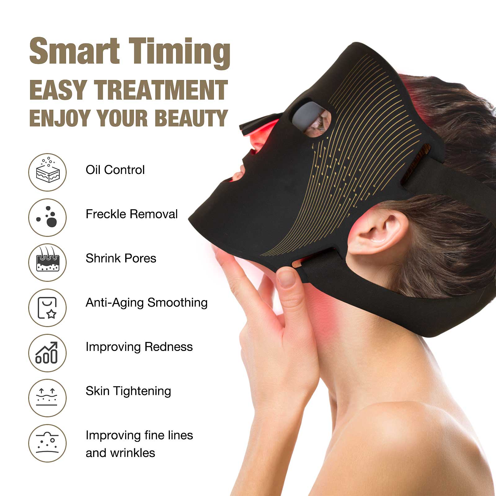The benefits of using a Med-Fit LED Face Mask
