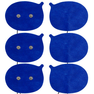 Blue Dual Wireless TENS Electrodes