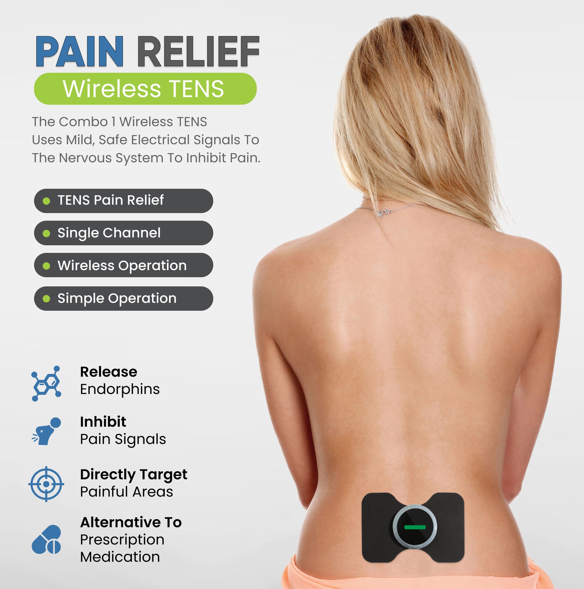 Combo 1 tens, ems and massage machine