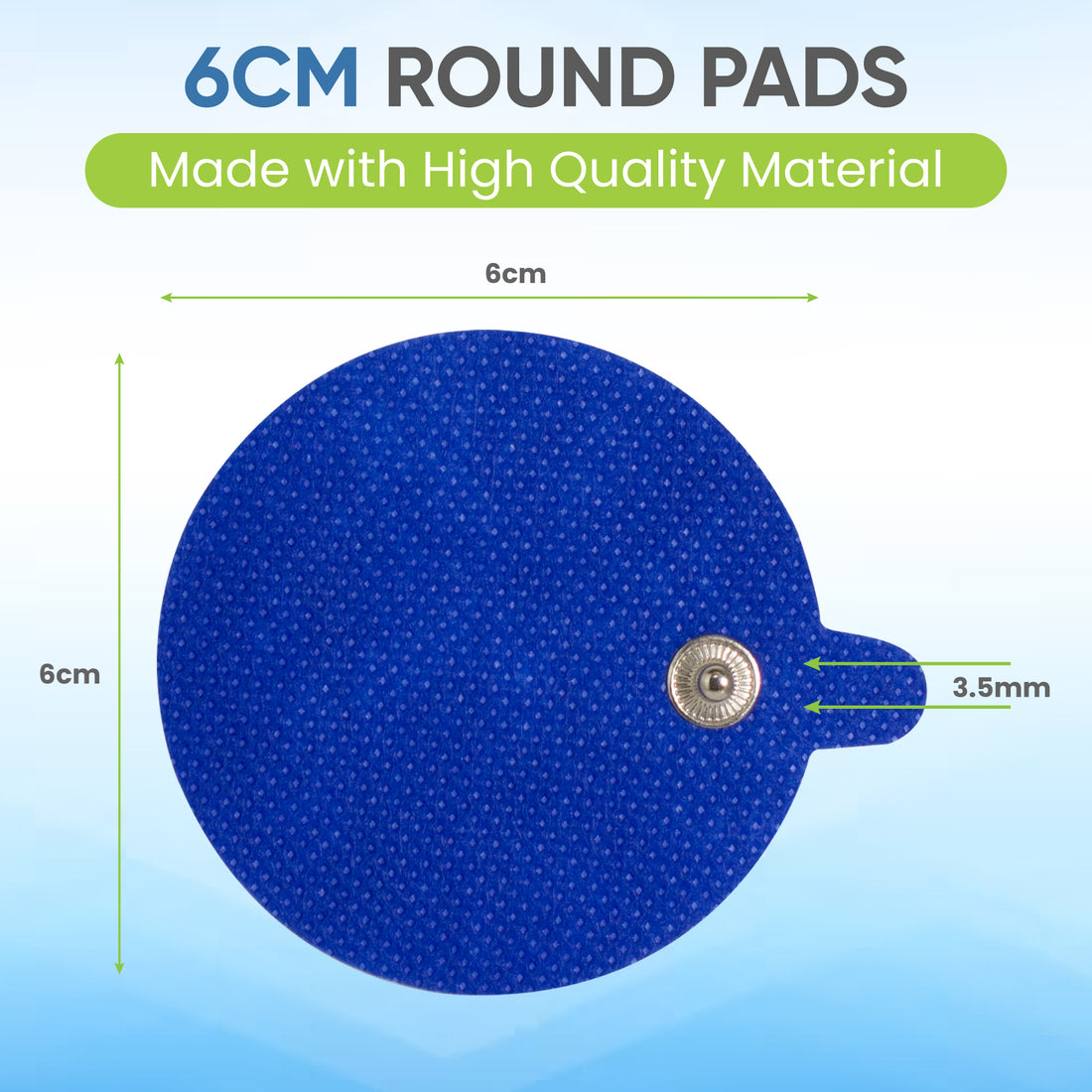 Round Wireless TENS Electrodes | Round Wireless Electrodes