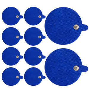 Round Wireless TENS Electrodes Pack of 8