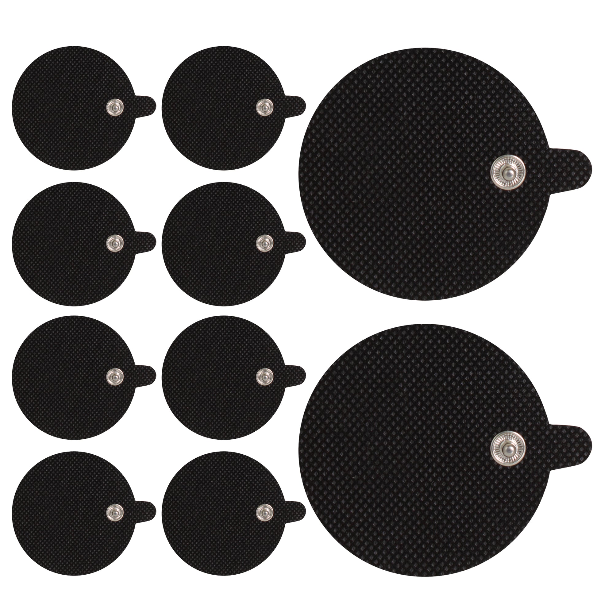 black round electrodes