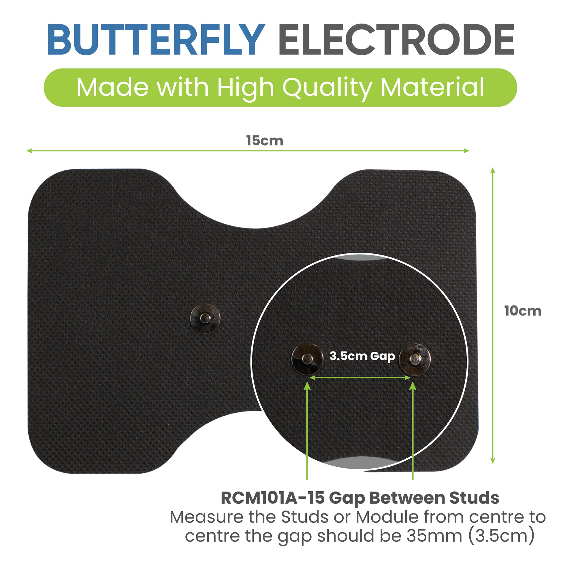 butterfly wireless tens electrodes 22