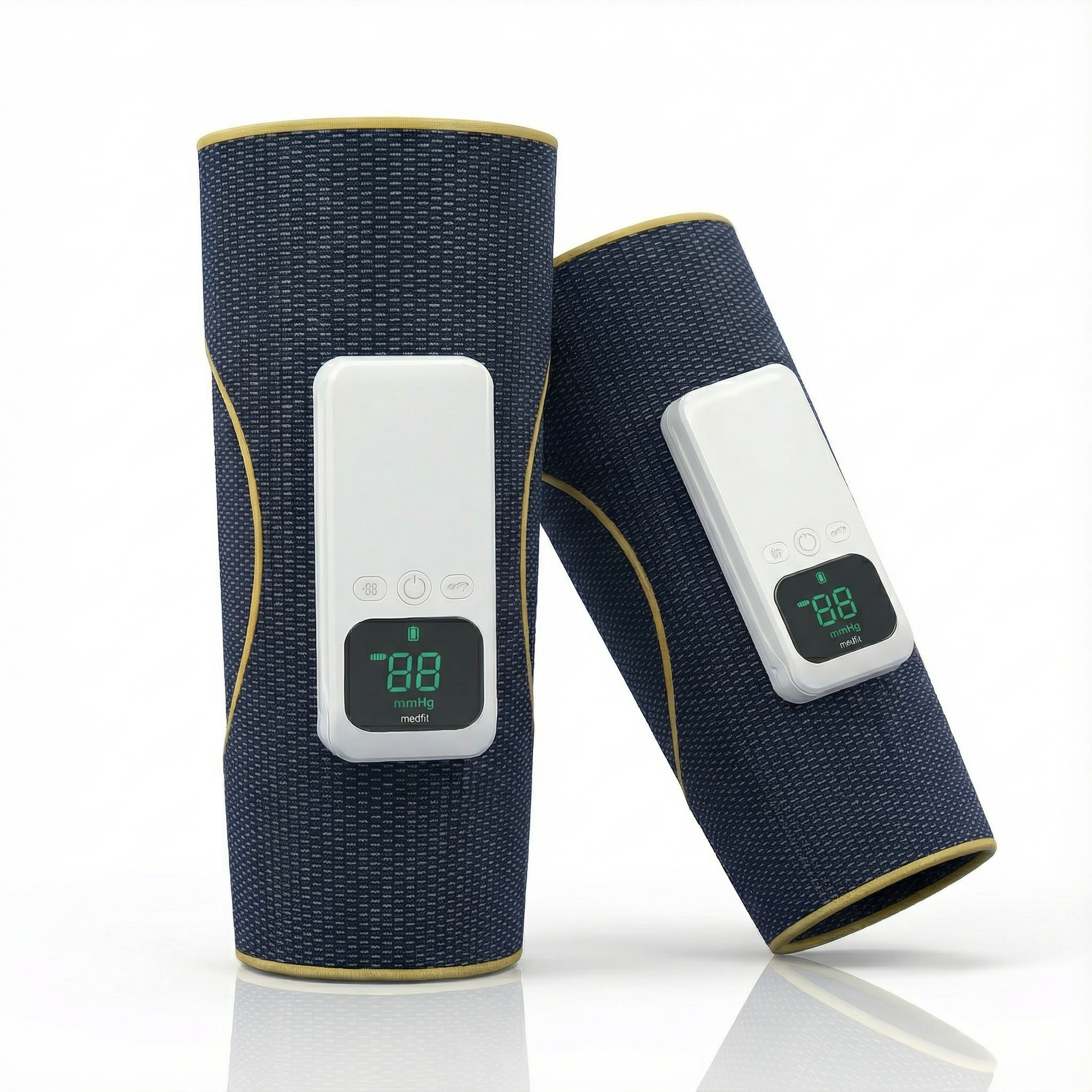 pair of calf massagers designed to help improve blood circulation in your calves